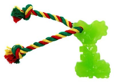 Dental Knot Ключ с канатом, резина 1,4 см х 10,5 см, зеленый D11-3948-GR, 0,075 кг, 43862
