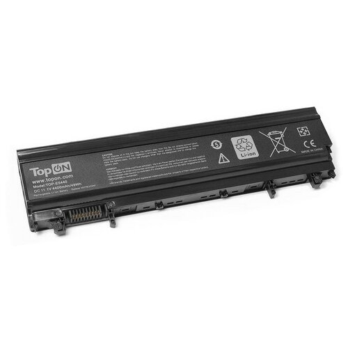 Аккумуляторная батарея 3K7JT для ноутбуков Dell Latitude E5440 11.1V 4400mAh TopON аккумуляторная батарея аккумулятор vvonf для ноутбука dell latitude e5440 e5540 4400mah 11 1v