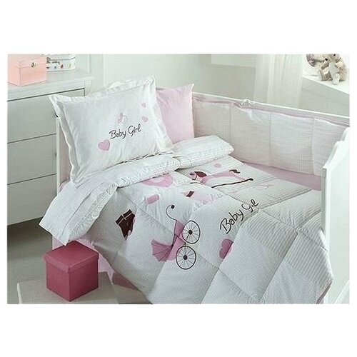 фото Набор в кроватку для новорожденных с одеялом ozdilek baby girl