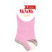 Носки женские Minimi TREND 4204, набор 3 пары, укороченные, двухцветная пятка, из хлопка, цвет Lilla, размер 35-38