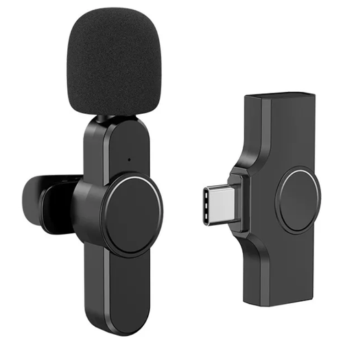 Микрофон Oqqi беспроводной петличный для телефона iphone bluetooth гарнитура для караоке видео стриминга