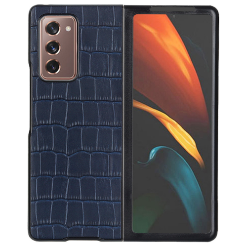 Чехол-накладка MyPads Premium для Samsung Galaxy Z Fold 2 (SM-F916B) экзотический обтянутый качественной импортной натуральной кожей теленка с фа. чехол клатч mypads portafoglio magnetico для samsung galaxy z fold 2 sm f916b