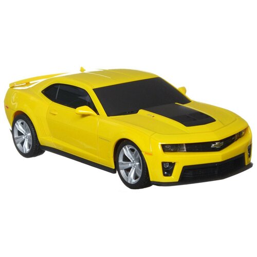 Машинка радиоуправляемая Chevrolet Camaro ZL1, желтая, 1:24