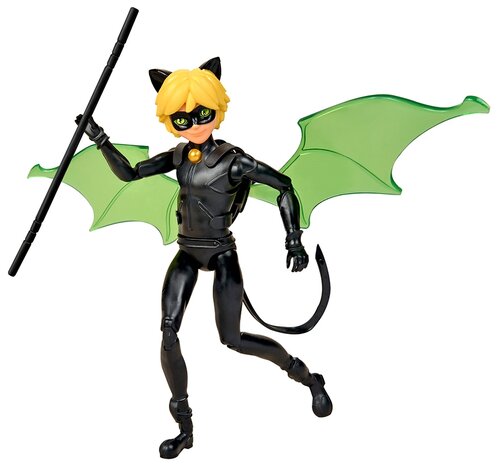 Кукла Playmates TOYS Miraculous Ladybug Paris wings, 12 см, 50401 черный