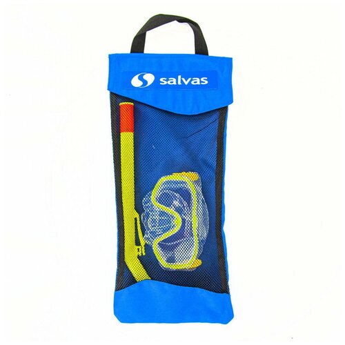 фото Набор для плавания salvas easy set ea505c1tgstb, р. junior, желтый в сетч. сумке