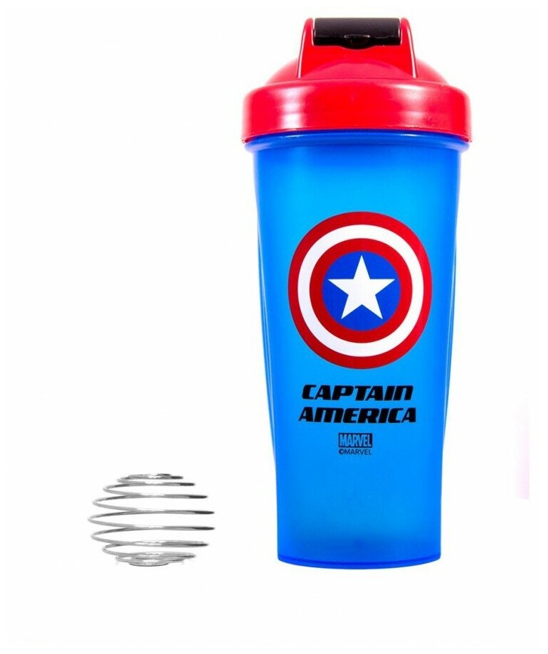 Шейкер Super Hero Captain America 600 ml