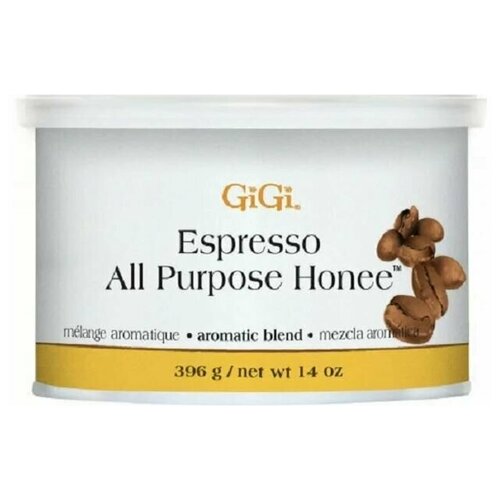 Воск универсальный медовый с ароматом кофе Espresso All Purpose Honee GiGi, 396 гр