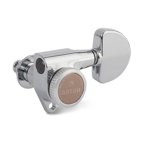 Колок одиночный GOTOH SG301-MGT-20-o, Long, левый, хром