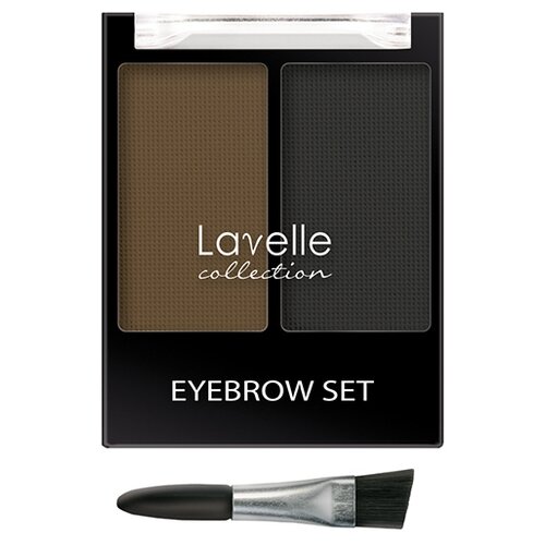 набор для бровей laf тон 02 Lavelle Набор для бровей Eyebrow set, 02 универсальный