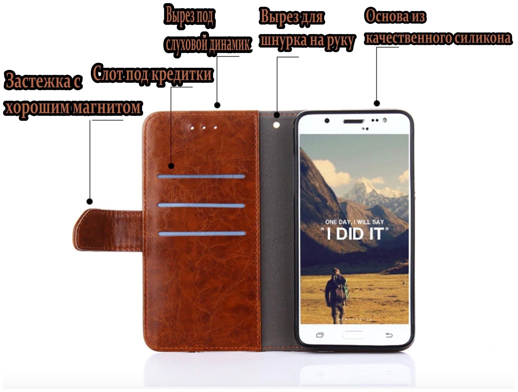Чехол-книжка MyPads для Samsung Galaxy A50 SM-A505F (2019) из качественной импортной кожи прошитый по контуру с необычным геометрическим швом цве