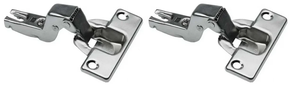 Петля Hettich Slide-On 2333-T42-K16 с ответной планкой 2 штуки (08887)Петля Hettich Slide-On 2333-T42-K16 с ответной планкой 2 штуки (08887) - фотография № 1