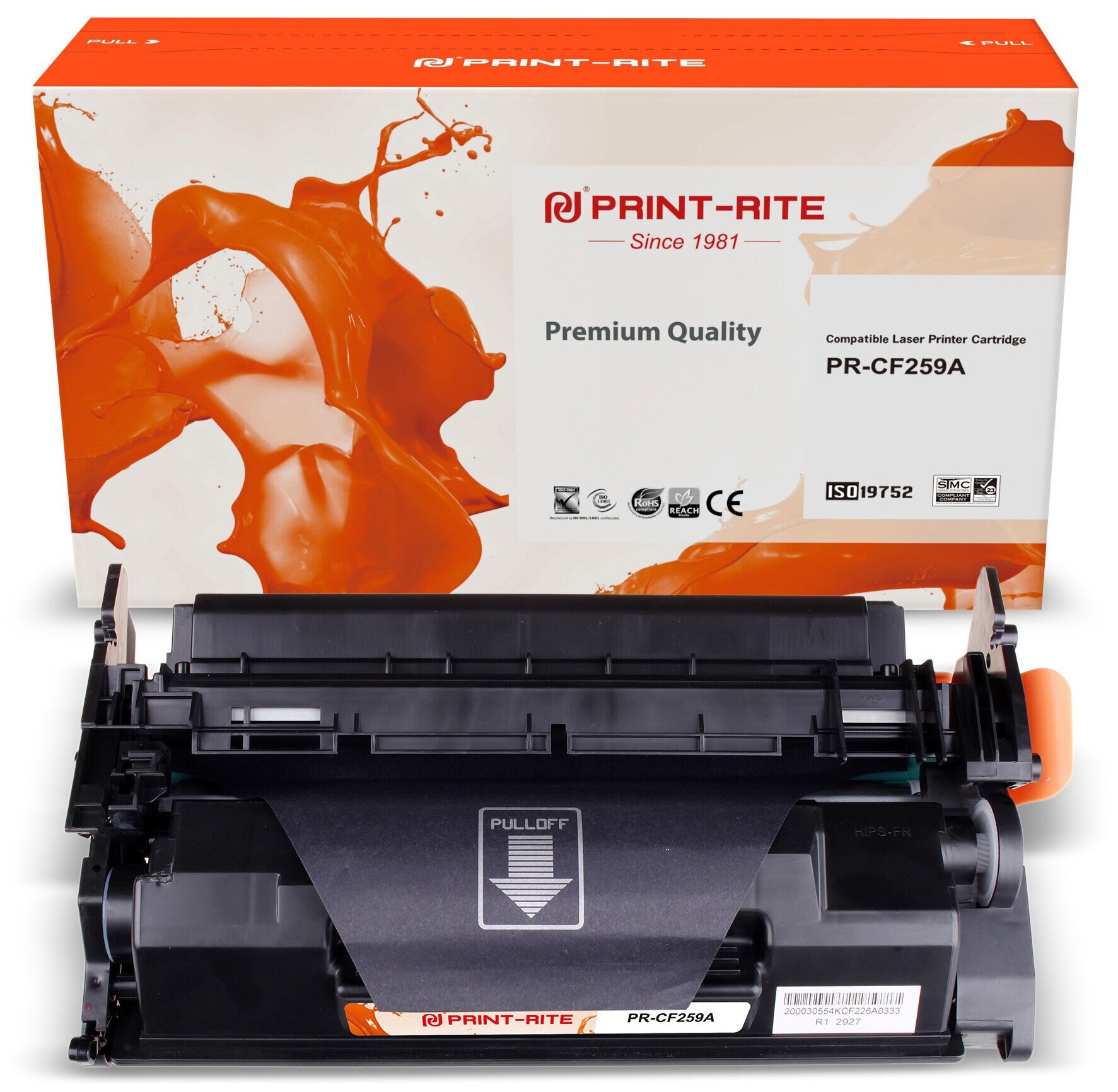 Картридж лазерный Print-Rite TFHB83BPU1J PR-CF259A CF259A черный (3000стр.) для HP LJ M304/M404/MFP M428