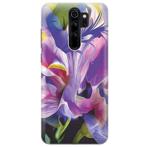 фото Ультратонкий силиконовый чехол-накладка для xiaomi redmi note 8 pro с принтом "цветочная абстракция" gosso