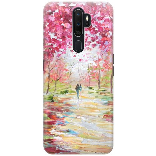 фото Re:pa накладка transparent для oppo a5 2020 с принтом "весенняя роща"
