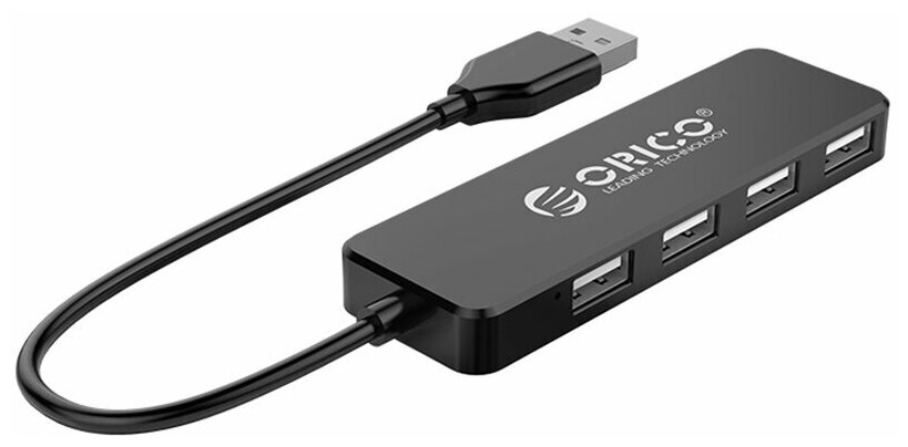 Хаб USB Orico FL01-BK