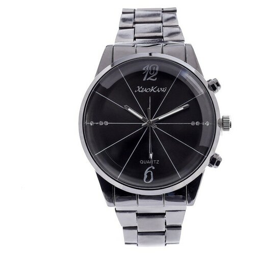 Наручные часы Часы наручные мужские Уитмен, дискретный ход, ремешок 21.5 см, d=4.5 см 