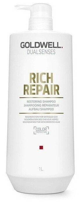 Goldwell Dualsenses Rich Repair Restoring Shampoo - Крем-шампунь для сухих и поврежденных волос 1000 мл