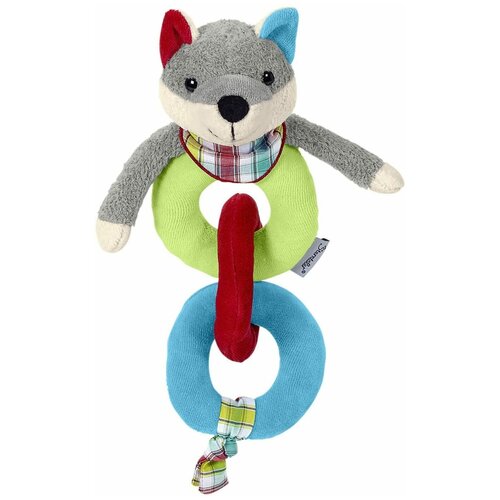 Мягкая игрушка погремушка Sterntaler волк Wilbur 25 см 1300₽