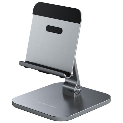 Алюминиевая подставка Satechi для iPad Серый космос / Space Gray подставка satechi r1 aluminium hinge holder foldable stand st r1b для ipad iphone синего цвета