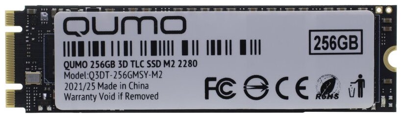 SSD накопитель M.2 QUMO QM Novation 256GB (Q3DT-256GMSY-M2)