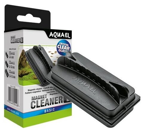 Стеклоочиститель магнитный AQUAEL MAGNET CLEANER L,тонущий, (S = 10 - 15 мм) - фотография № 5