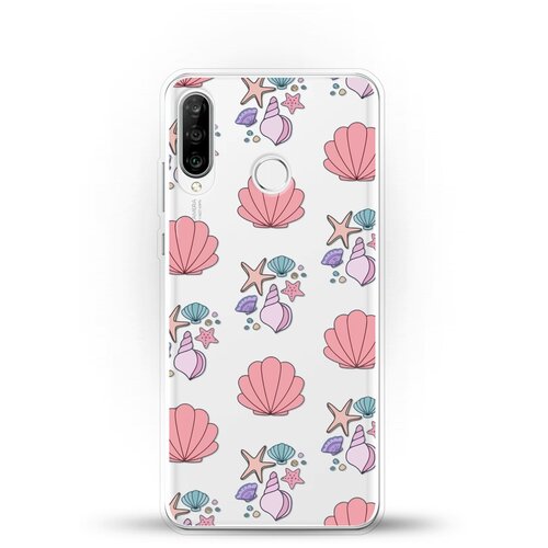 фото Силиконовый чехол ракушки на huawei nova 4e andy & paul