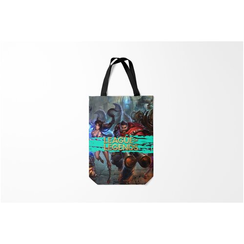 фото Сумка-шоппер / 31х42 см / геймерам / league of legends персонажи lol burnettie