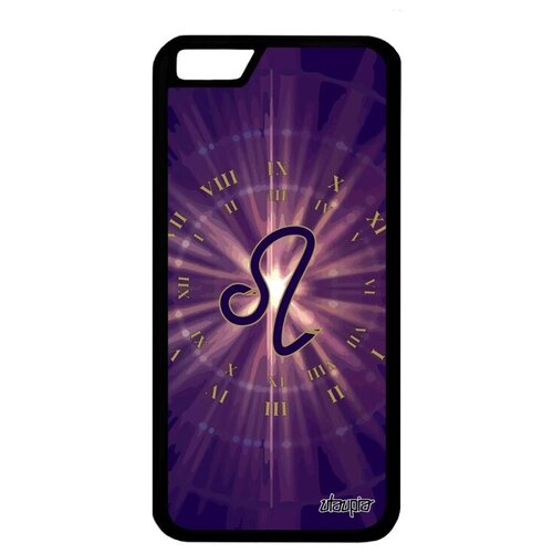 фото Чехол на смартфон // apple iphone 6s // "гороскоп лев" зодиак каллиграфия, utaupia, фиолетовый