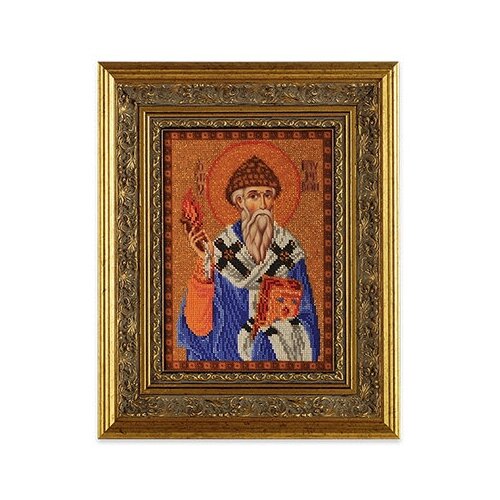 фото Набор для вышивания бисером "святой спиридон тримифунтский", арт. в-187 радуга бисера