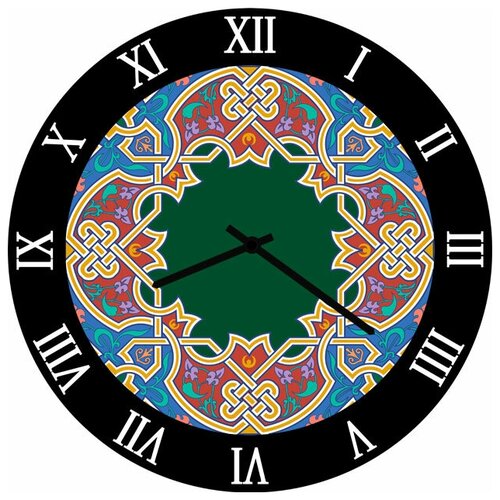 фото Svs настенные часы svs 3502838 модный узор