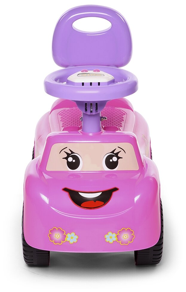 Каталка детская Baby Care Dreamcar, розовая - фото №13