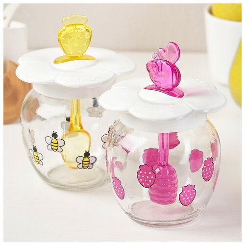 Renga Банка для варенья с декором, стекло 370 мл