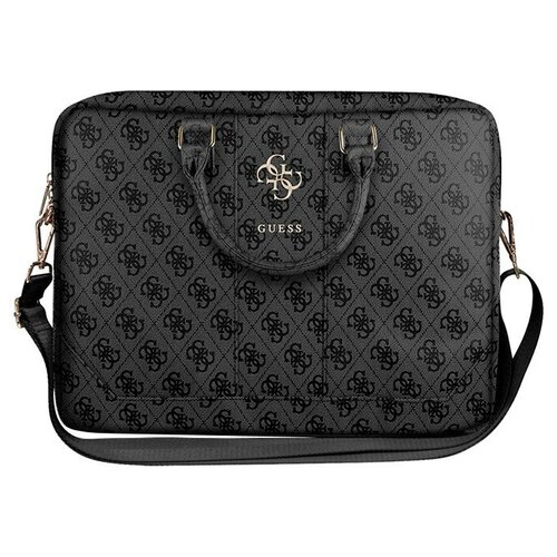 фото Guess сумка guess 4g big metal logo bag для ноутбука до 15 дюймов, серая