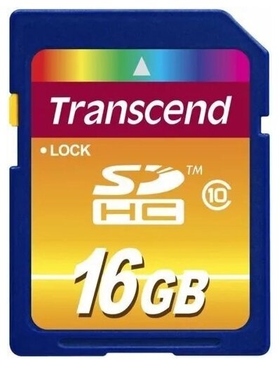 Карта памяти Transcend SDHC Premium 200X Class 10 (20/10MB/s) 16GB