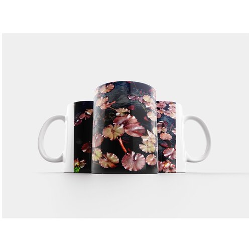 фото Кружка "водяные лилии, пруд, водное растение" 320 мл lotsprints