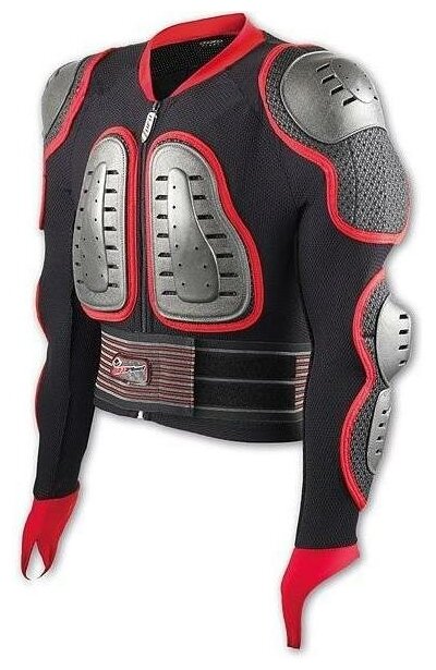 Защитная куртка NIDECKER Predator Safety Jacket Black/Red (US: L)