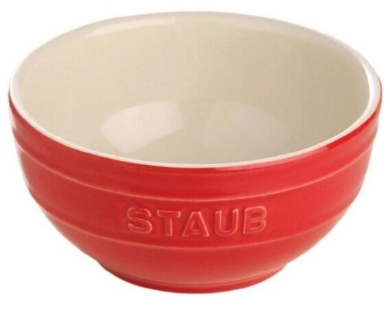 Миска большая STAUB 17 см вишневая - фото №2