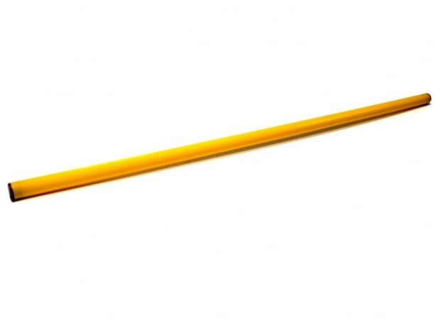 Желтая гимнастическая пластиковая палка d=20 мм 80 см SP207-392