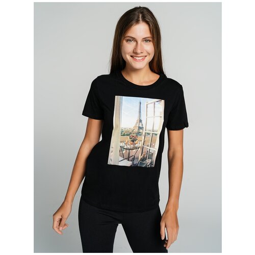 фото Футболка твое, размер xs, черный