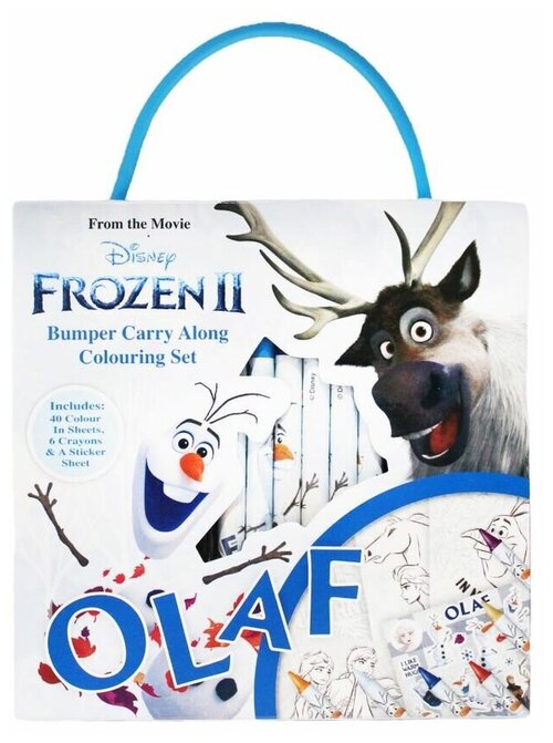 Набор Раскраска с наклейками + карандаши Frozen II