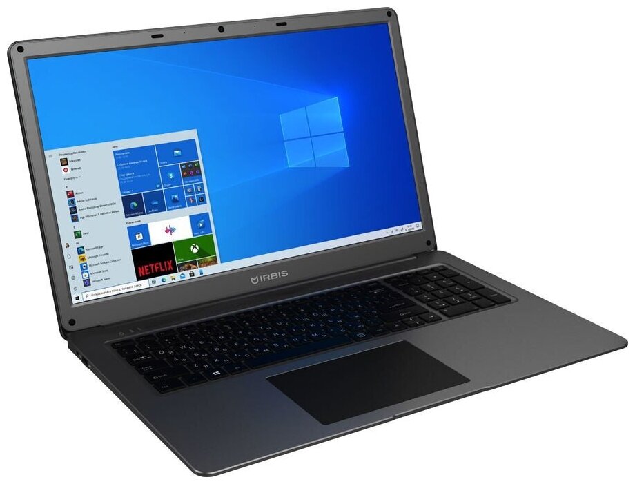 Ноутбук IRBIS NB NB701 173 Intel Celeron N4020 11ГГц 4ГБ 128ГБ eMMC Intel HD Graphics 600 Windows 10 Professional черный