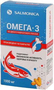 Salmonica Омега-3 из дикого камчатского лосося капс., 1000 мг, 50 г, 42 шт.