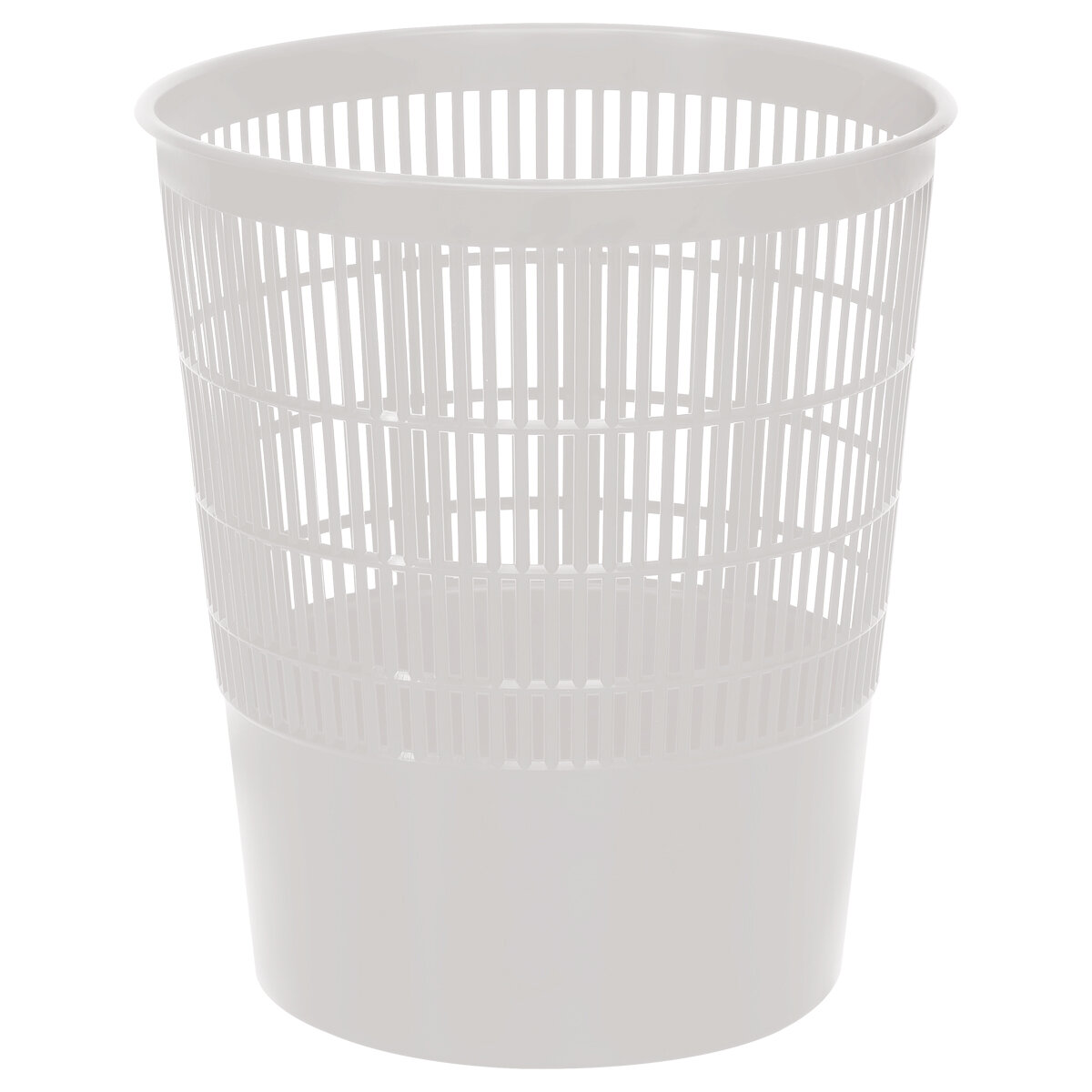 фото Корзина для бумаг СТАММ, 18л, сетчатая, белая