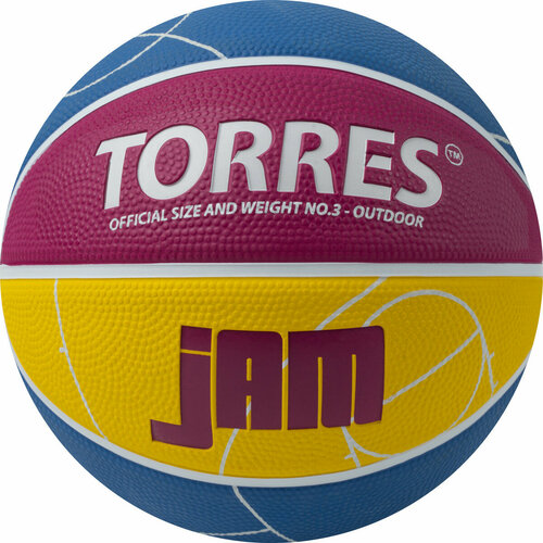 Мяч баскетбольный Torres Jam B023123, размер 3 (3)