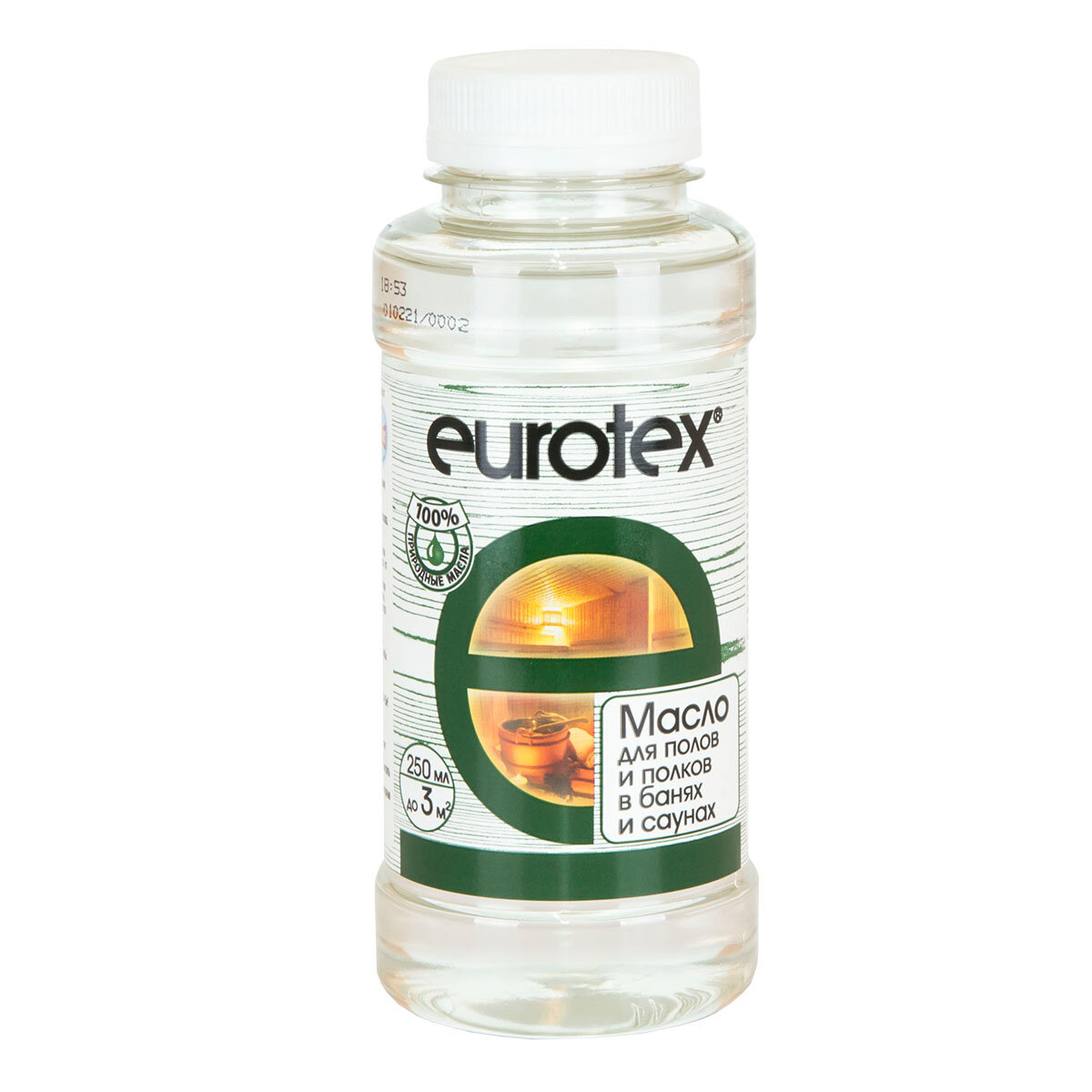 Eurotex Сауна масло для полков бесцветный (0.25 л)