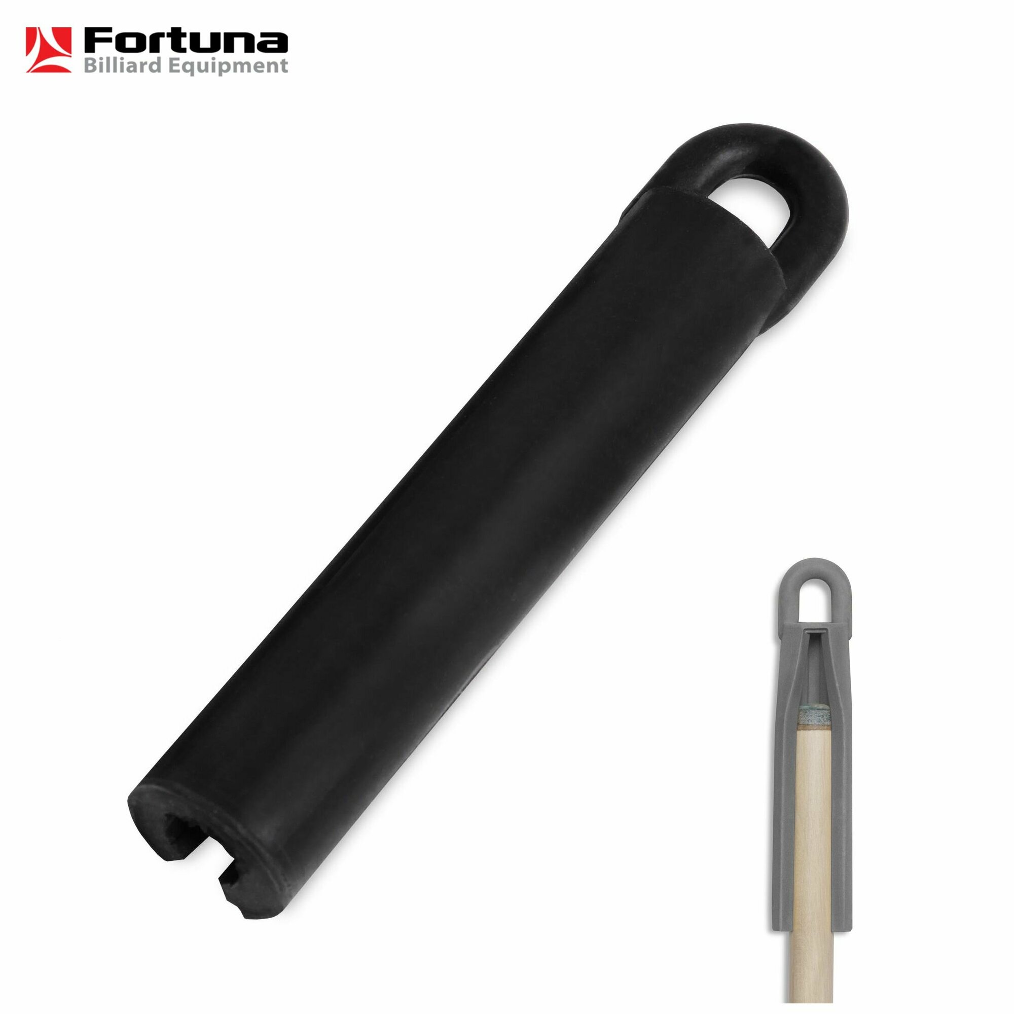 Держатель для кия Fortuna 105 мм резиновый черный 1 шт.