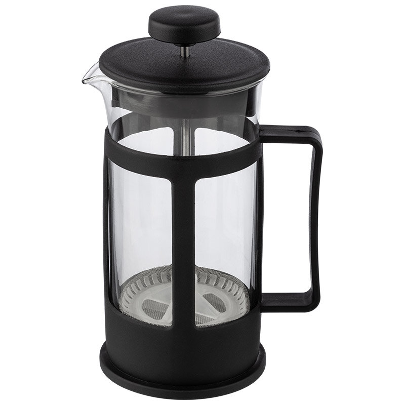 Чайник-кофейник, кофе-пресс, объем 350 мл, из жаропрочного стекла в пластиковом корпусе