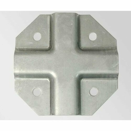 Краб-система Крепче Х-образный, цинк, 20x20 мм, 50 шт. 2947683