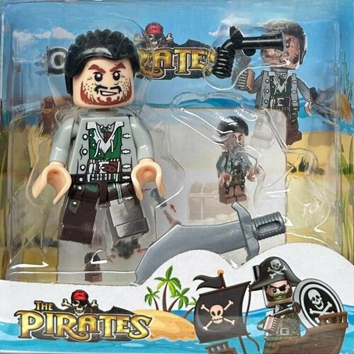 222C Конструктор minifigures The Pirates, фигурка Пираты Карибского моря 7,5 см. фигурка 18см karate master sao feng пираты карибского моря 3