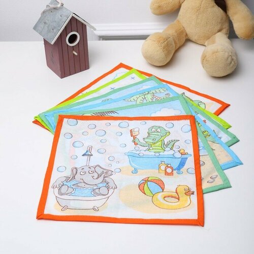 Носовой платок DomoVita, мультиколор